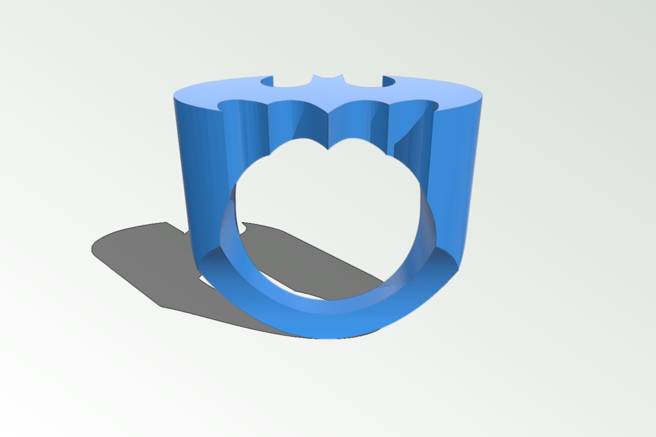 Simplified Batman ring
