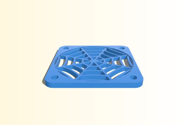 Fan Grill 40mm Spiderman | 3d print model