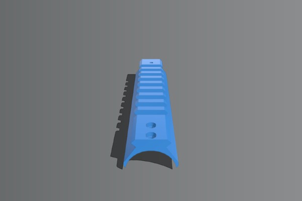 Rail for 6mm BB Cowboyrifle | 3d print model