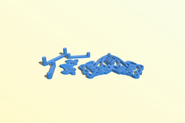 padme star wars buckle | 3d print model