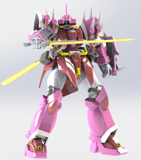 1_144 MS-08TX_S Efreet Schneid (UC version) [Gundam Model] --- Completed version