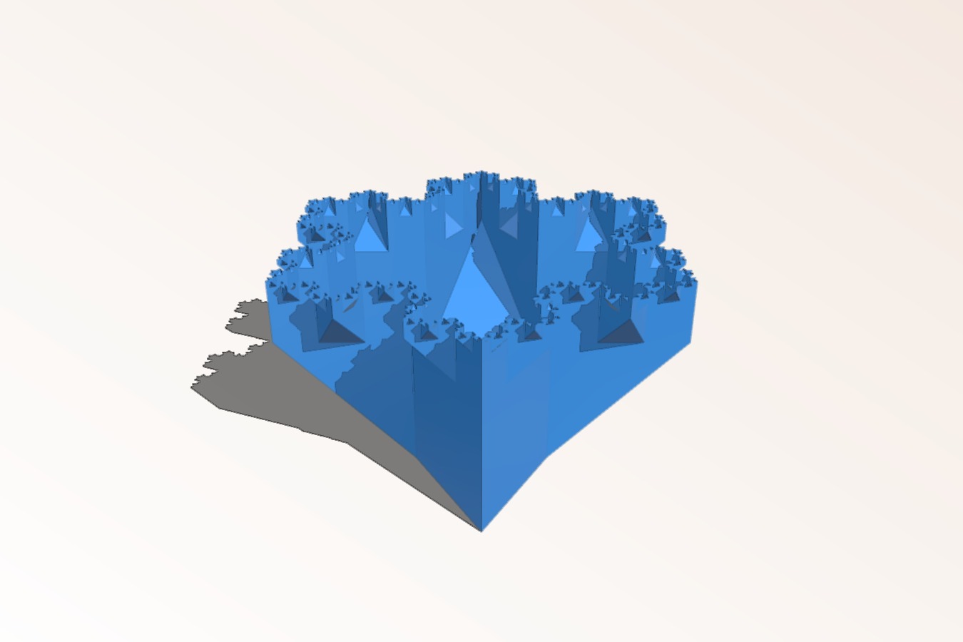 Koch Snowflake Vase