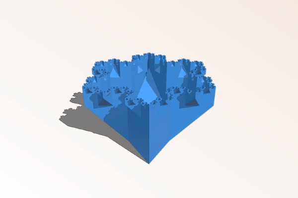 Koch Snowflake Vase | 3d print model