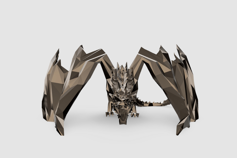 iron dragon | Files to download and to 3D print for free - 3DPEA