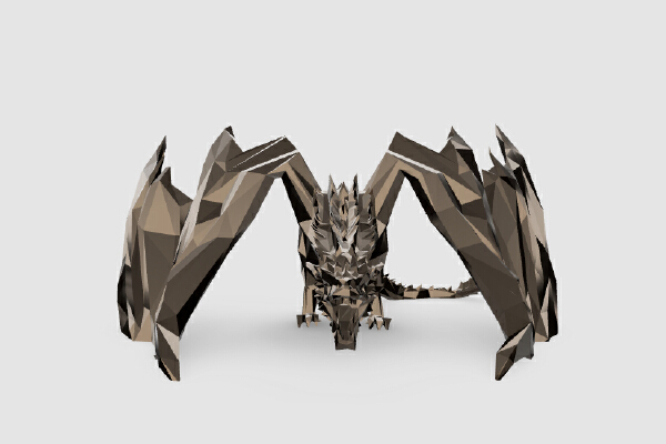 iron dragon | 3d print model