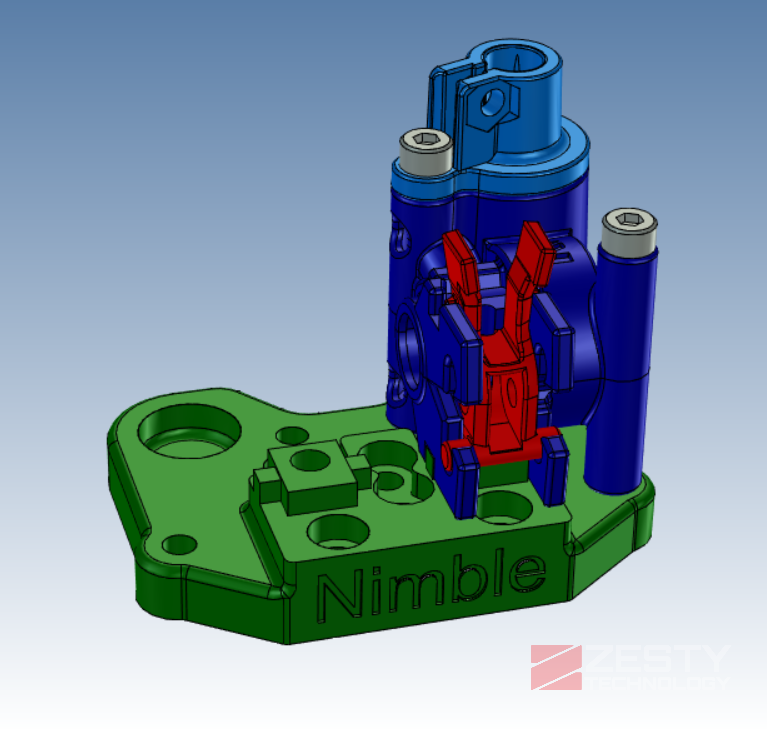 Mount to put 2 Nimbles V1 on a Chimera