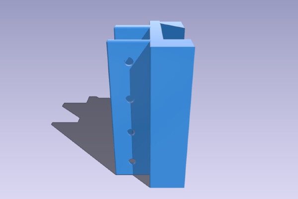 French Cleat Four-position Screwdriver Holder | 3d print model