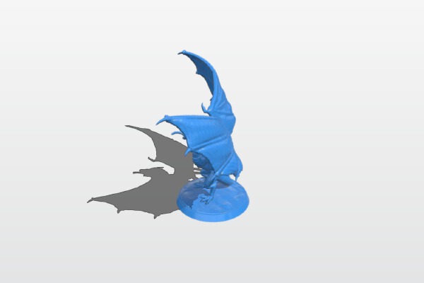 The dragon’s head is flat like a cobra | 3d print model