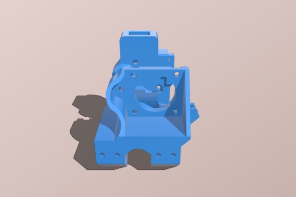 BigBox IDEX (MGN15_Rod Replacement) Carriage | 3d print model