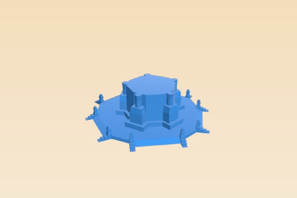 Monumento de los Fueros Pamplona | 3d print model