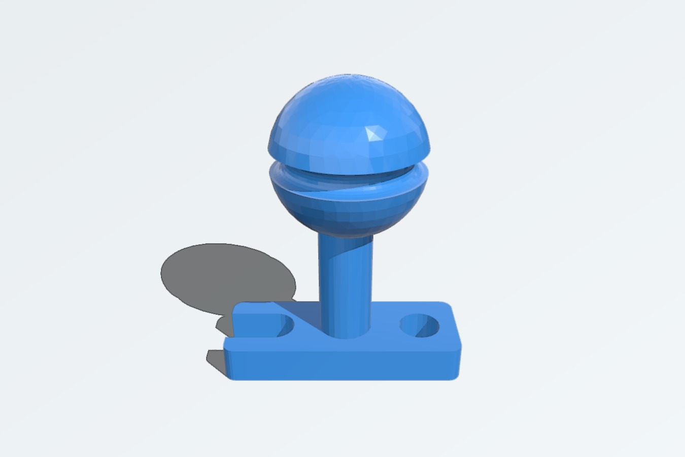 1 inch support ball for diving photography system
