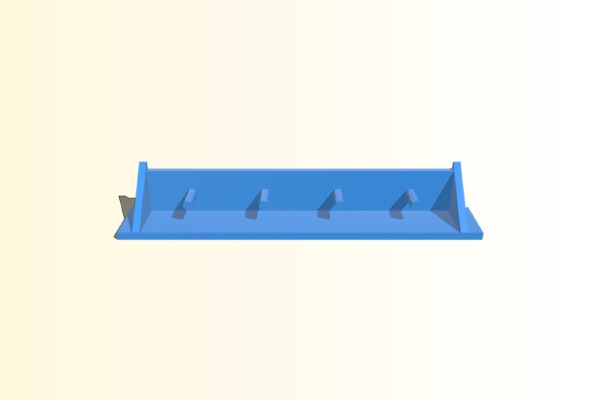 1:12 Scale Shelf | 3d print model
