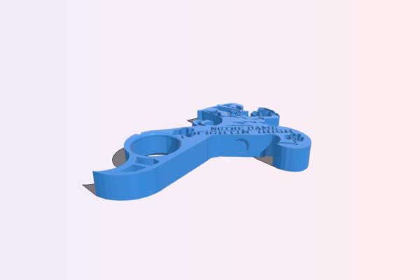 Notre Dame Bottle Opener | 3d print model