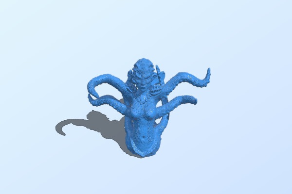 Cecaelia – Octopus mermaid | 3d print model
