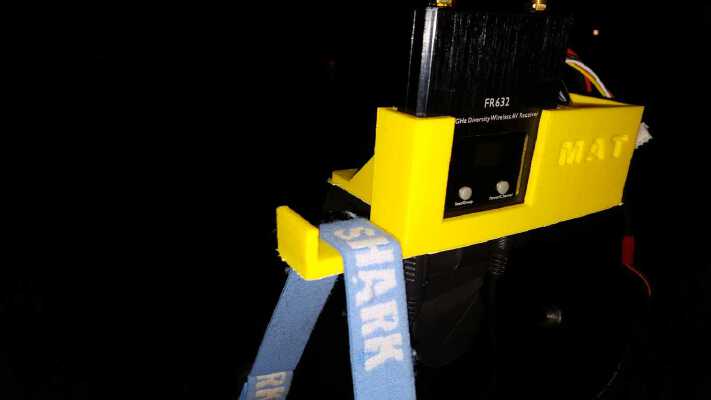 5.8gh FR625 40ch Tripod Holder for FPV MultiRotors | 3d print model