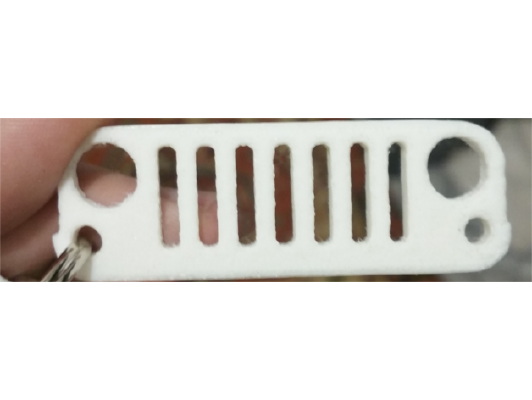 Jeep JK Grill Keyring | 3d print model