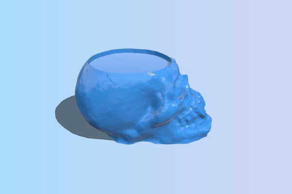 Skull Candle Holder | 3d print model