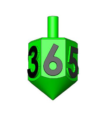 Spinning dice | 3d print model