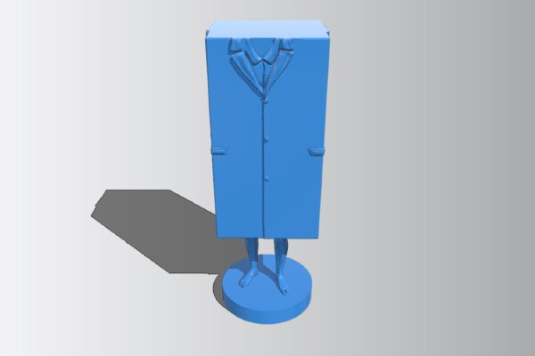 Big coat | 3d print model