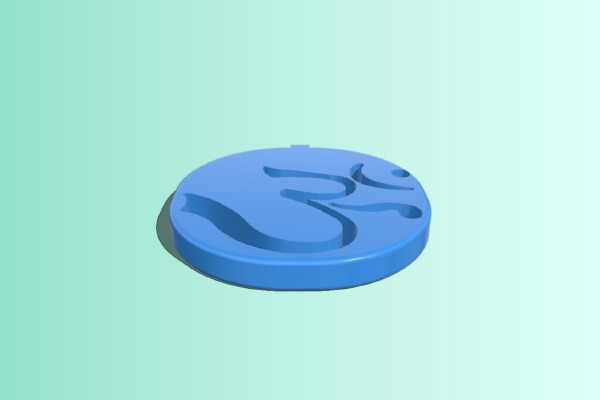 OHM earringpendant | 3d print model