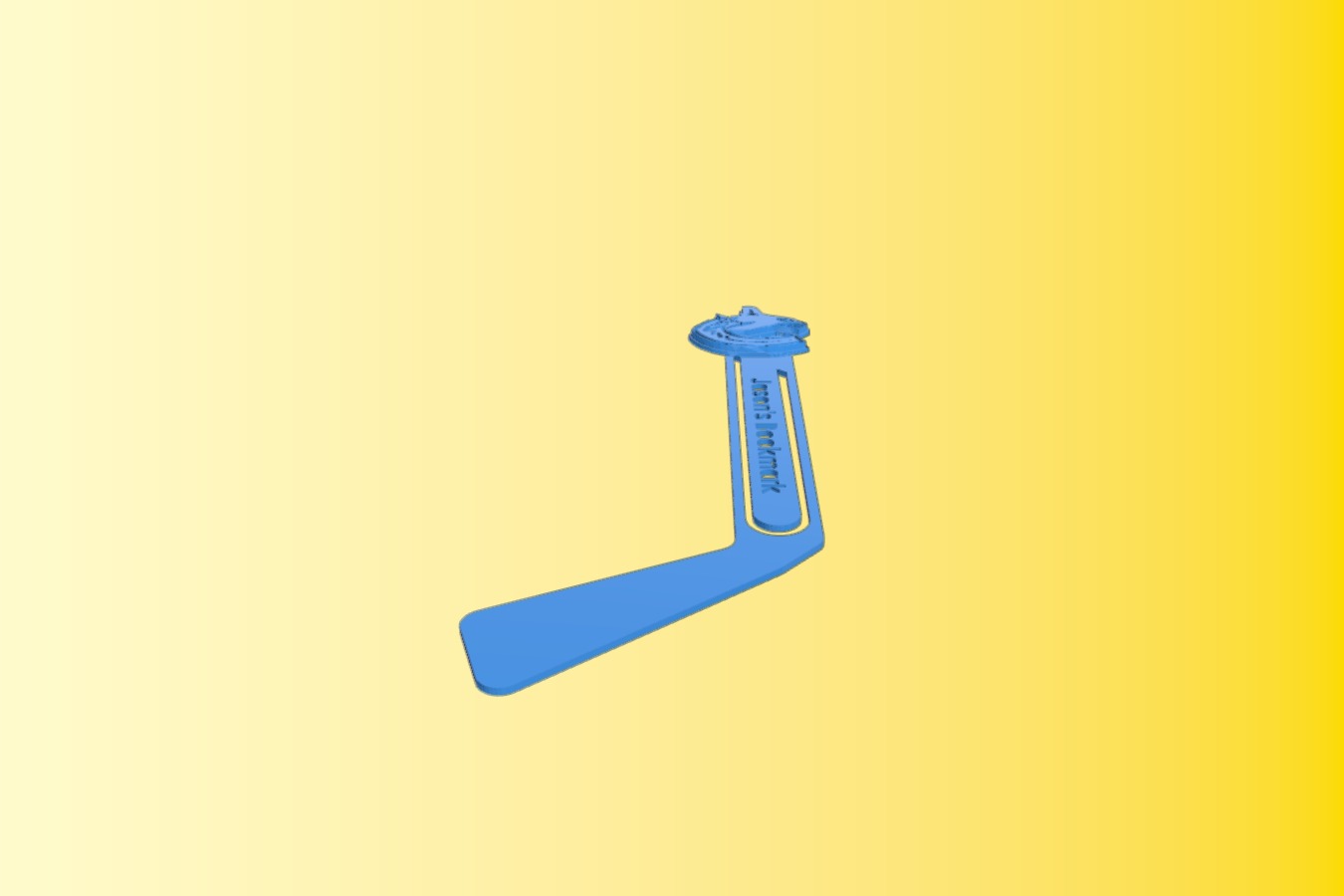 Canucks Hockey Bookmark