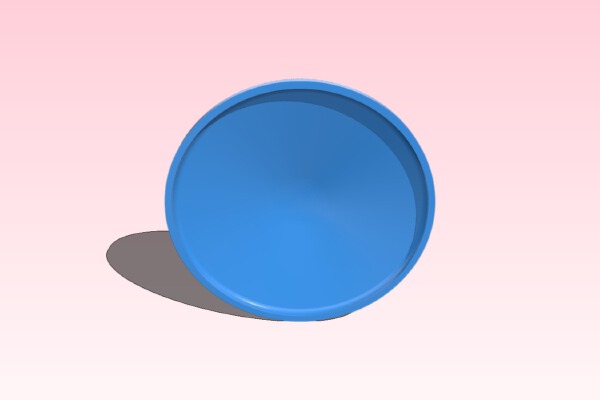Desktop Trash Can with Lid | 3d print model