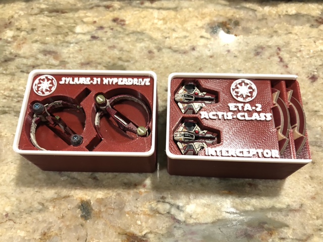 X-Wing Republic Bins for Stanley Storage Containers