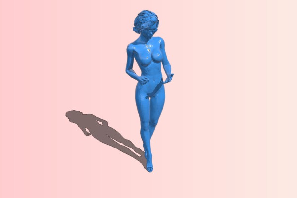 Female accountant | 3d print model