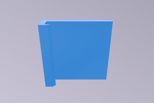 M3D Panel holders for 3mm(1_8in) acrylic sheets | 3d print model