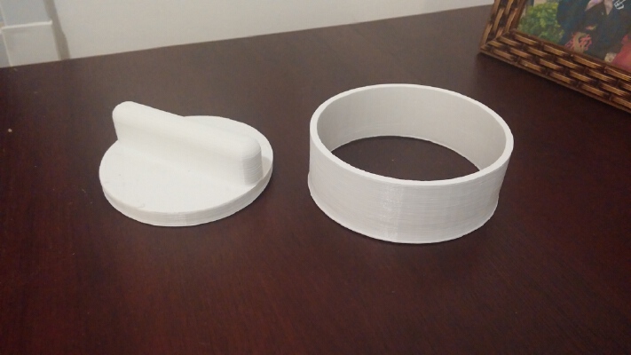 Burger Press 80mm | 3d print model