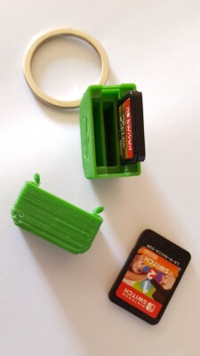 Nintendo Switch Keychain and Game Card Holder | 3d print model