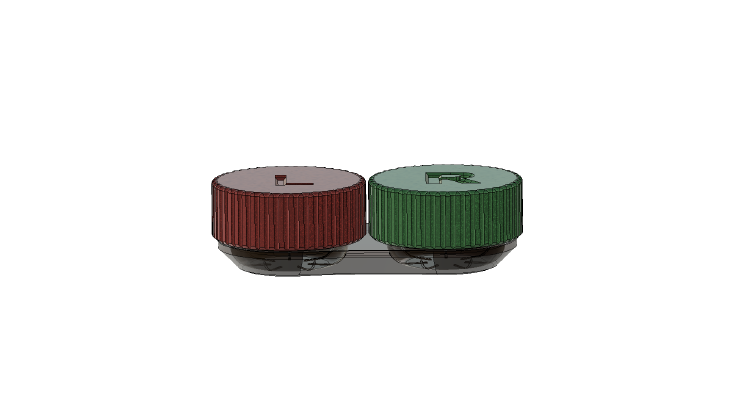 Contact Lens Case | Kontaktlinsenbehälter | 3d print model