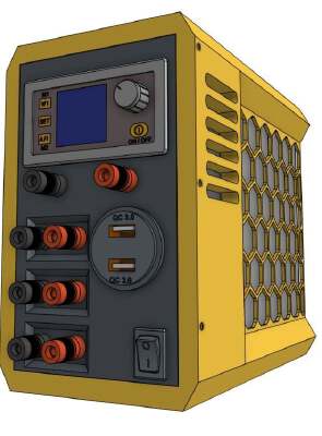 ATX Bench Top Power Supply 0-30V 4A | 3d print model