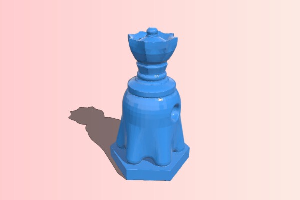 Pac Ghost Queen – pacman chess | 3d print model