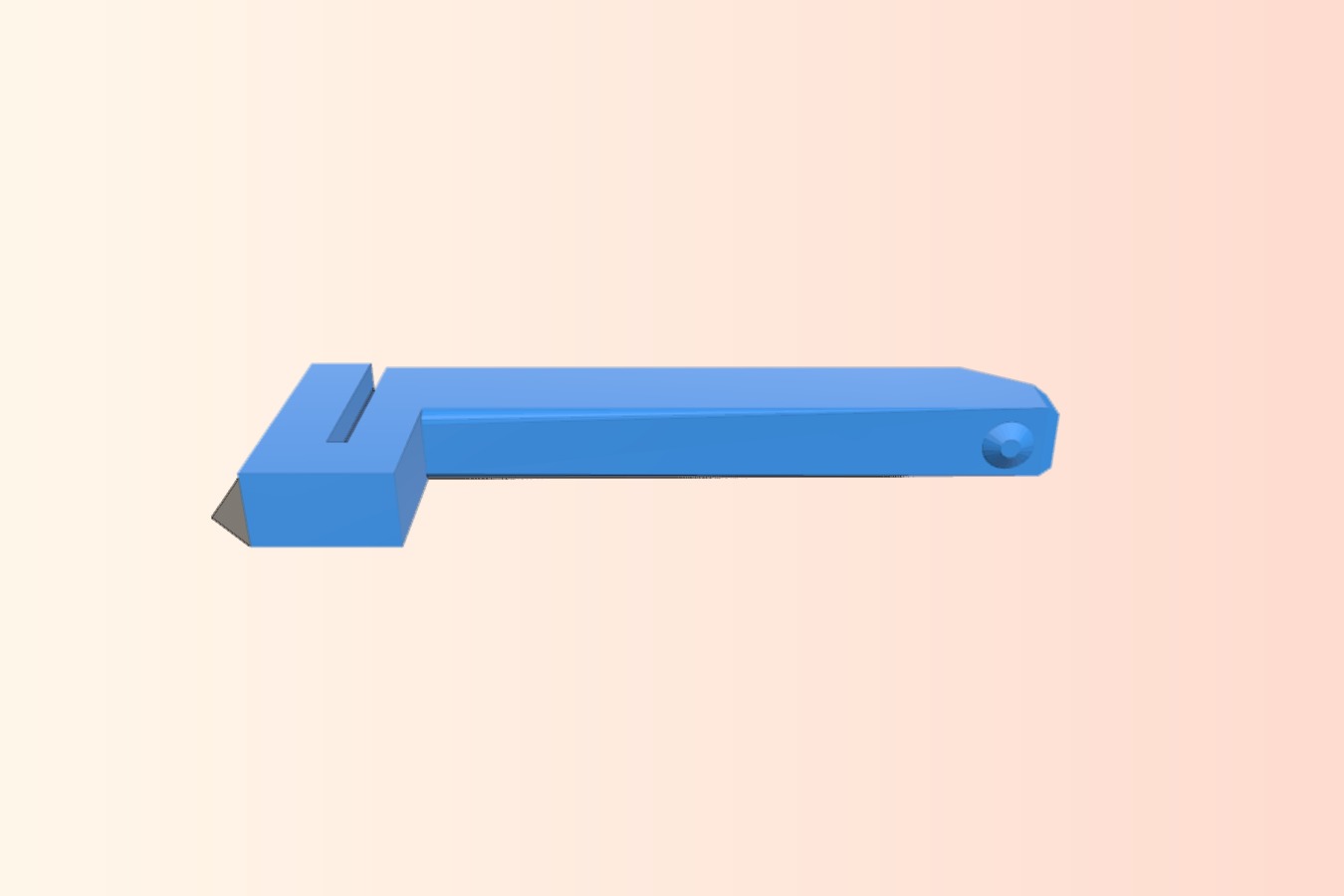 Extended Scraper Hook for Wanhao i3