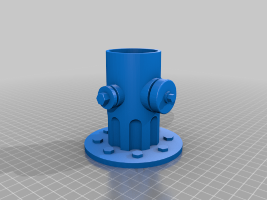 Fire Hydrant storage (remix) | 3d print model