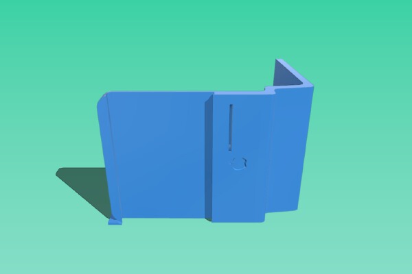 iPad mini stand Mac shaped (Homage) | 3d print model