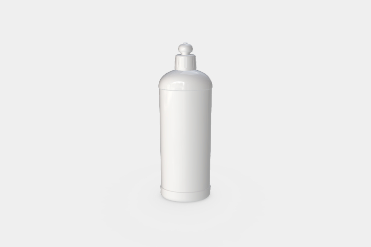 Plstic Bottle for Liquid Detergent Mockup