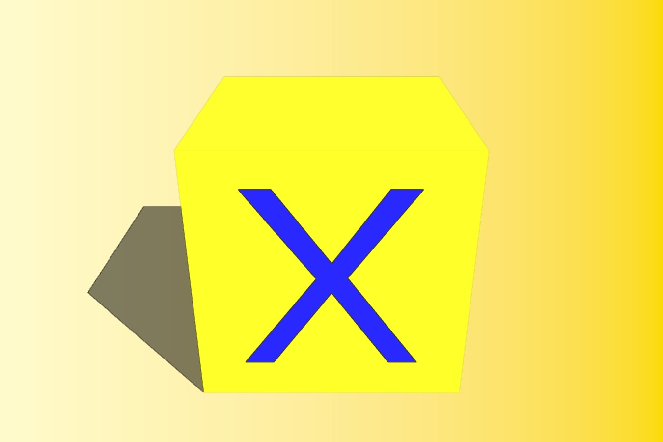 Dual Color XYZ 20mm Hollow Calibration Cube (0 infill possible)
