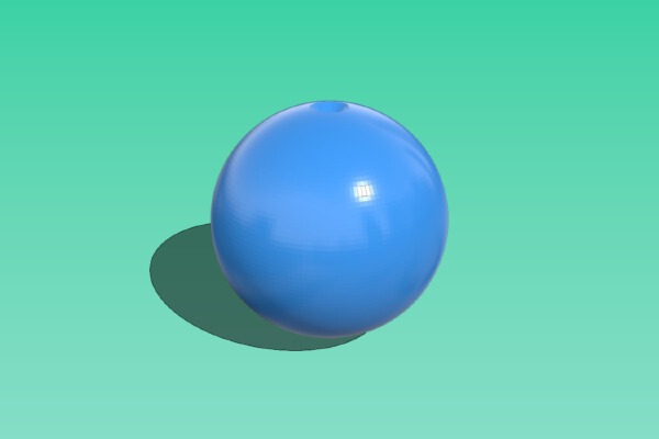 13mm fishing float ball | 3d print model