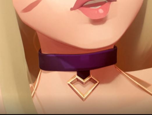 KDA Ahri - heart choker | 3d print model