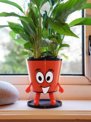 Mr Plant Pot Guy | 3d print model