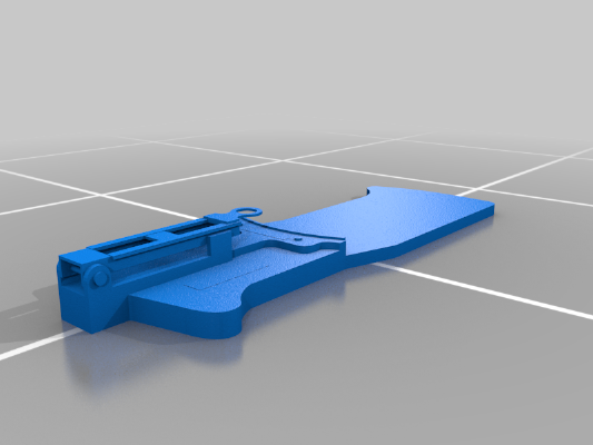 Lewis Machine Gun & Mount Full Size | 3d print model