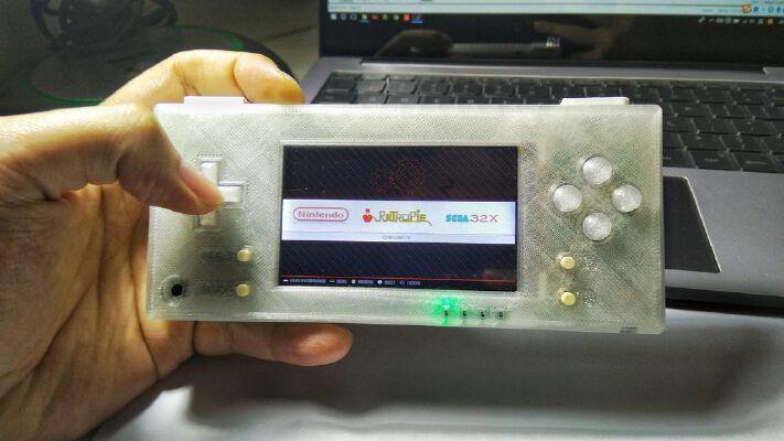 RETRO-CM3: A POWERFUL RETROPIE HANDLED GAME CONSOL | 3d print model
