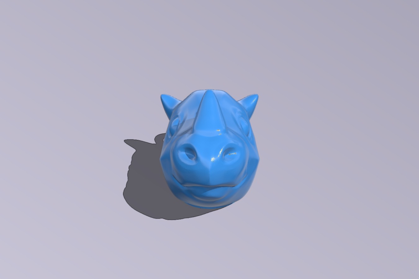 Christmas Rhino (Ornament)