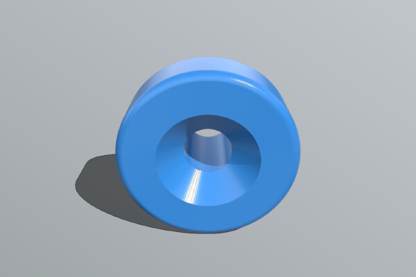 Shim_Washer for mounting Husquvarna Automower 3xx_4xx dock on hard ground with metal screw | 3d print model