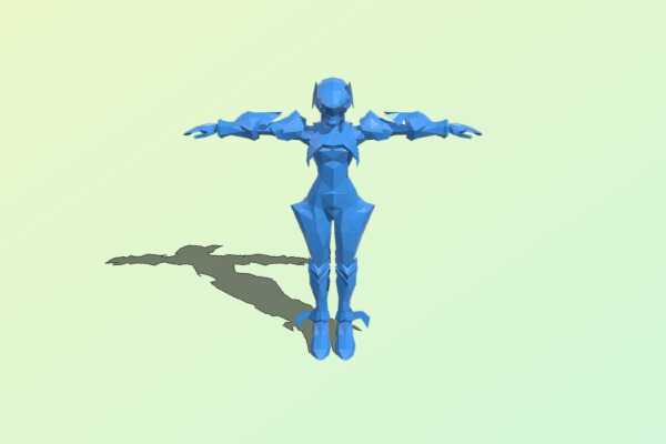 Kingdom Hearts – Aqua Armor | 3d print model