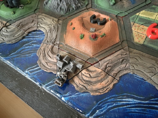 Settlers of Catan Beach and port | 3d print model