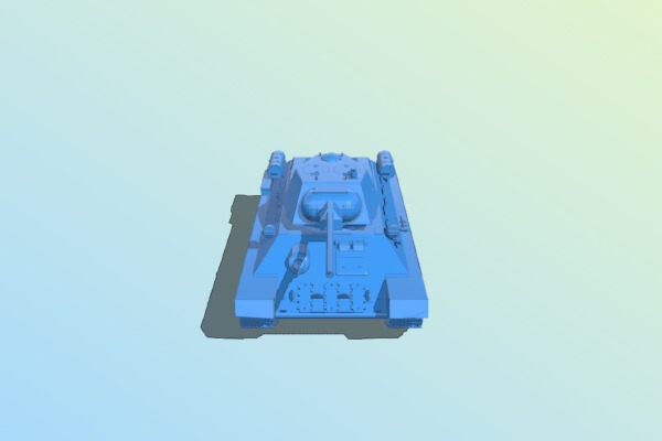 Soviet`s tank of WW2 - T-34 | 3d print model