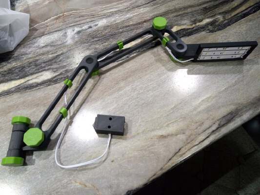 Articulating LED Strip Lamp | 3d print model